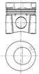 Поршнекомплект MAN 0826 F 01/F 02/FO 02/GF/OH 02 d108.0 STD KS Original 91074600